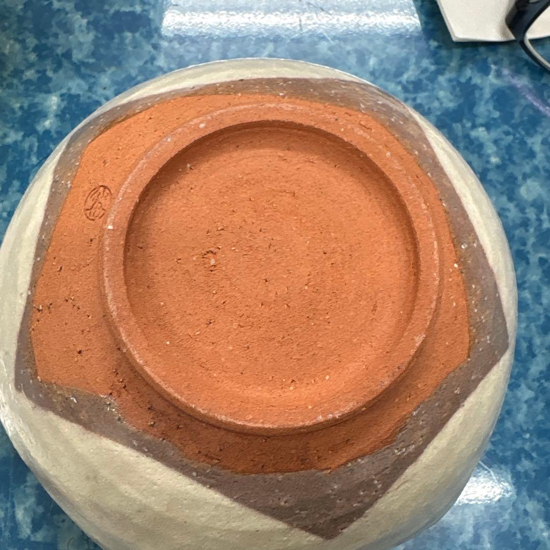 【名工】萩焼 抹茶碗 岡田裕（晴雲山）山口県指定無形文化財保持者 専用箱・栞付