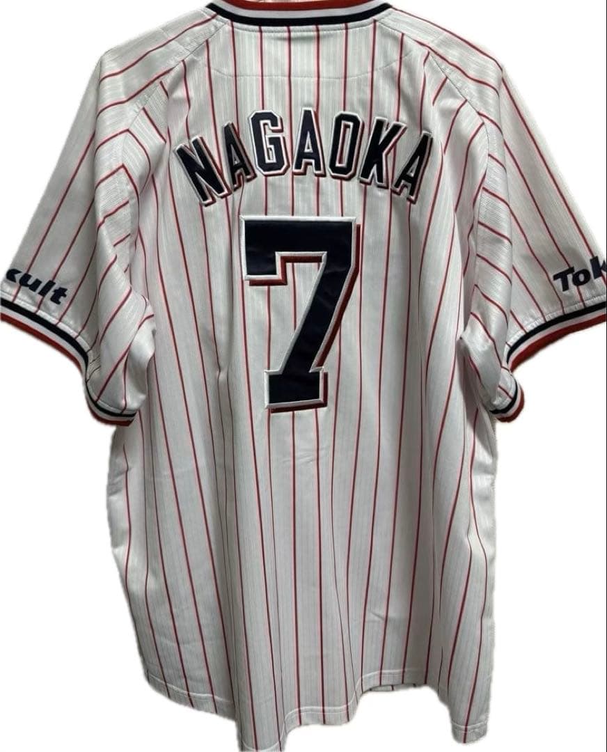 美品未着用　東京ヤクルトスワローズ　長岡秀樹　ユニフォーム　L