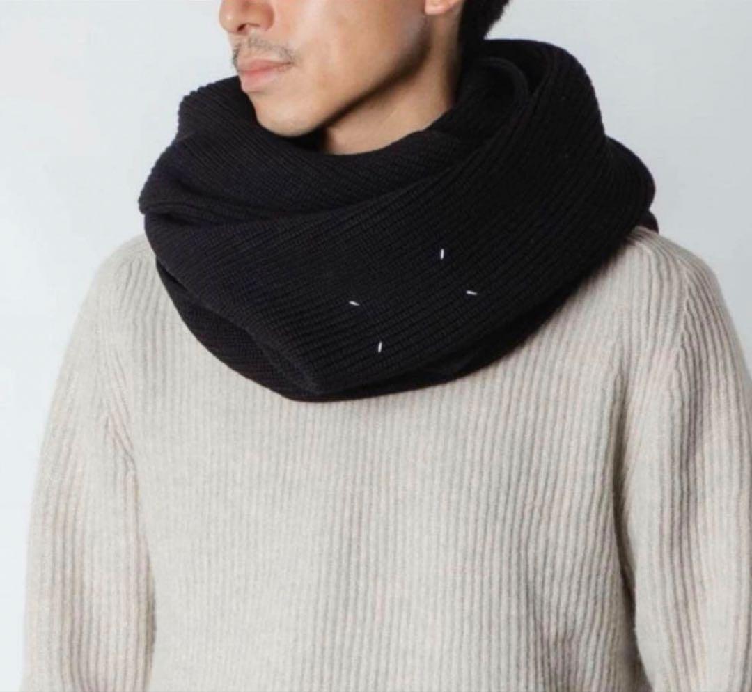 新品タグ付き メゾンマルジェラ ドライバーズニットマフラー