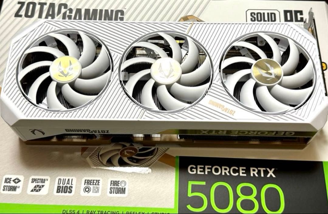 z*n様 ZOTAC RTX 5080 SOLID OC White Editi