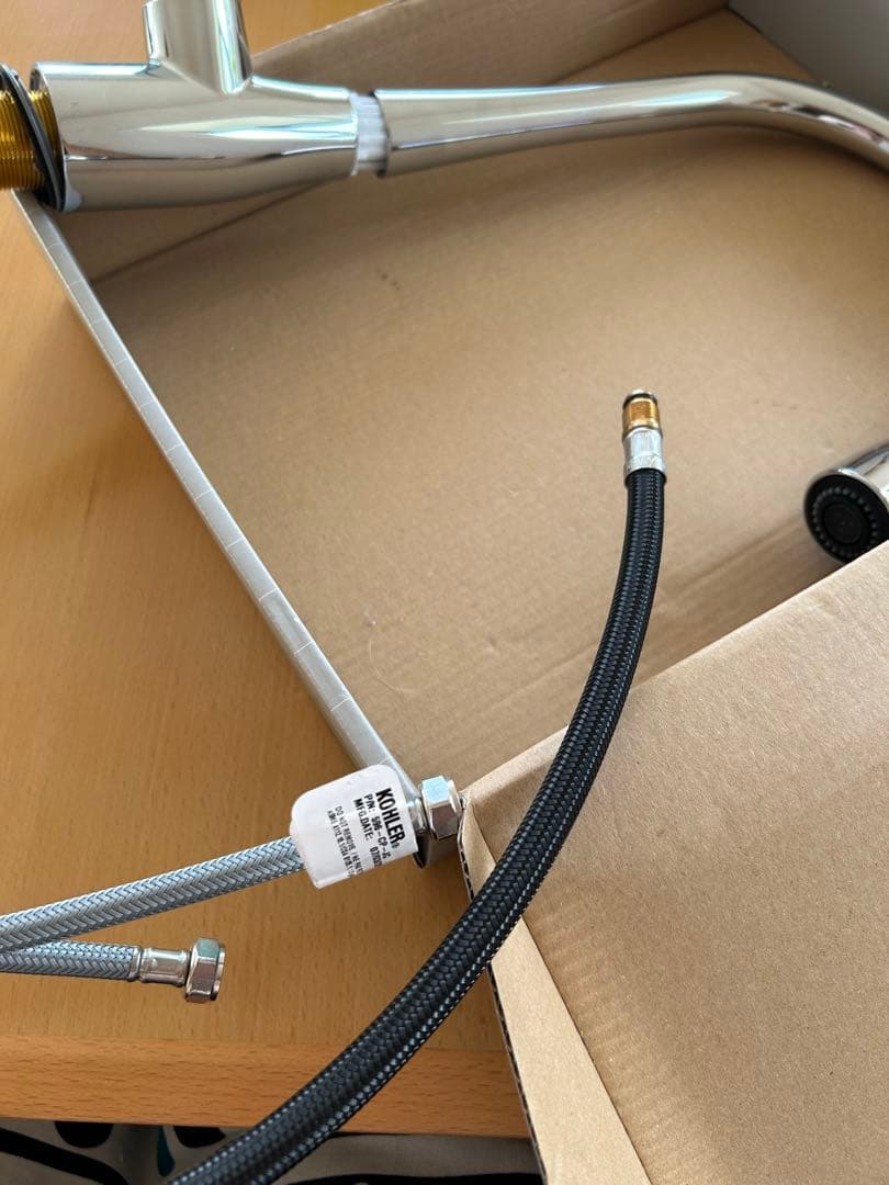 美品！Kohler 浄水器用水栓 クローム仕上げ