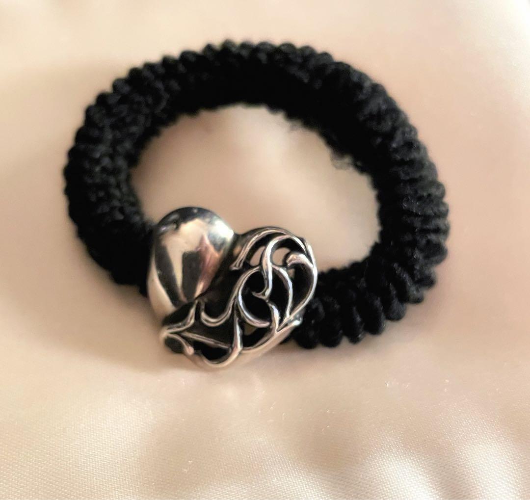クロムハーツ ヘアゴム ハート 美品 chromehearts