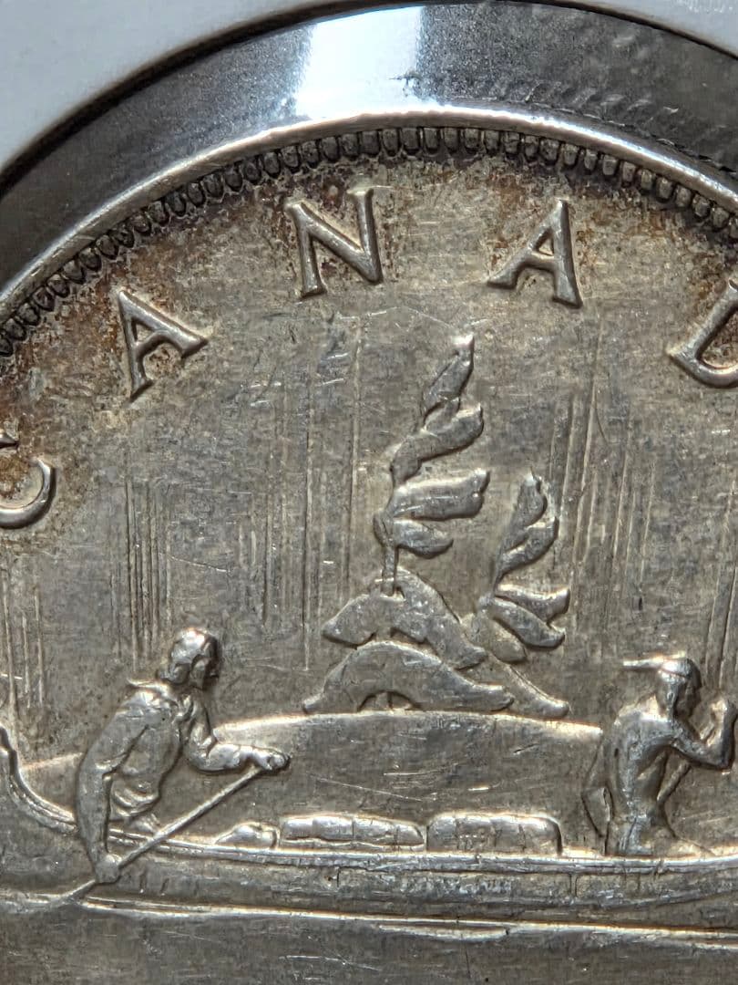 カナダ連邦　ジョージ5世　1 ドル銀貨　1935