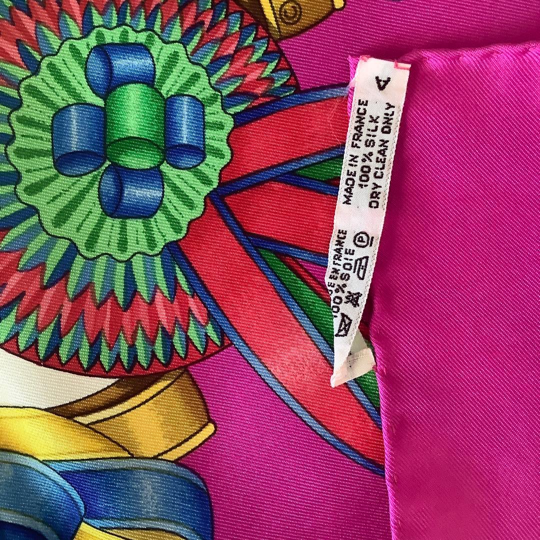 エルメス　カレ　90 フューシャピンク