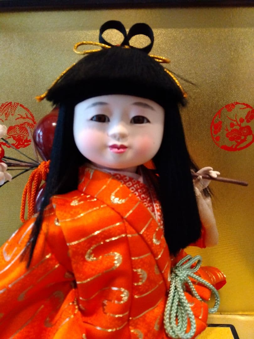日本人形 桜山 作「福わらべ」