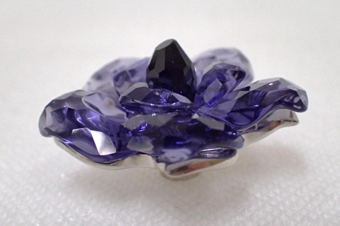 26/未使用品 スワロフスキー クリスタル パラダイス フラワー 置物