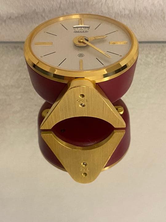 JAEGER ゴールド　置き時計