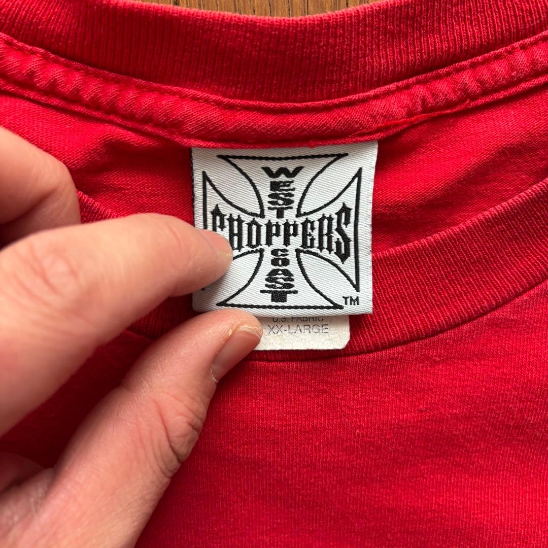 超希少00's West Coast Choppers スカル　ロンT XXL