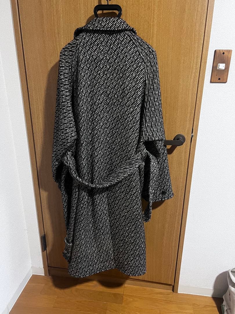 ジャケット・アウター YOKE23AW WOOL NEP TWEED BALMACAAN COAT 2