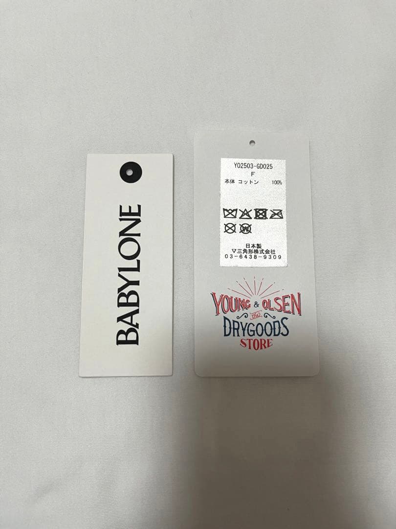 BABYLONE ヤングアンドオルセン CITY TWILLCAP キャップ