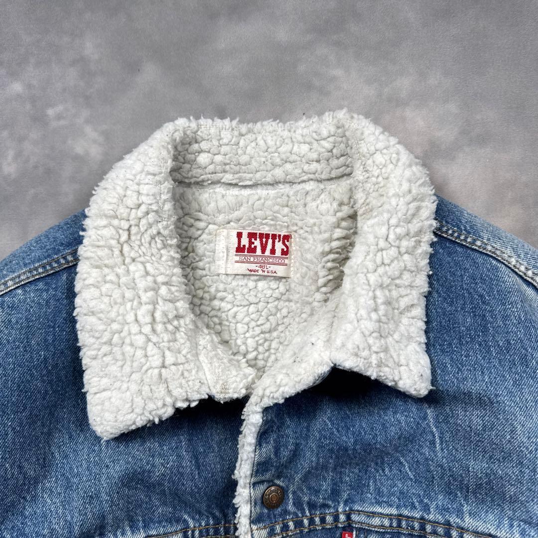 90sUSA製Levi’s71608シェルパ48Lボアトラッカー常田大希T21