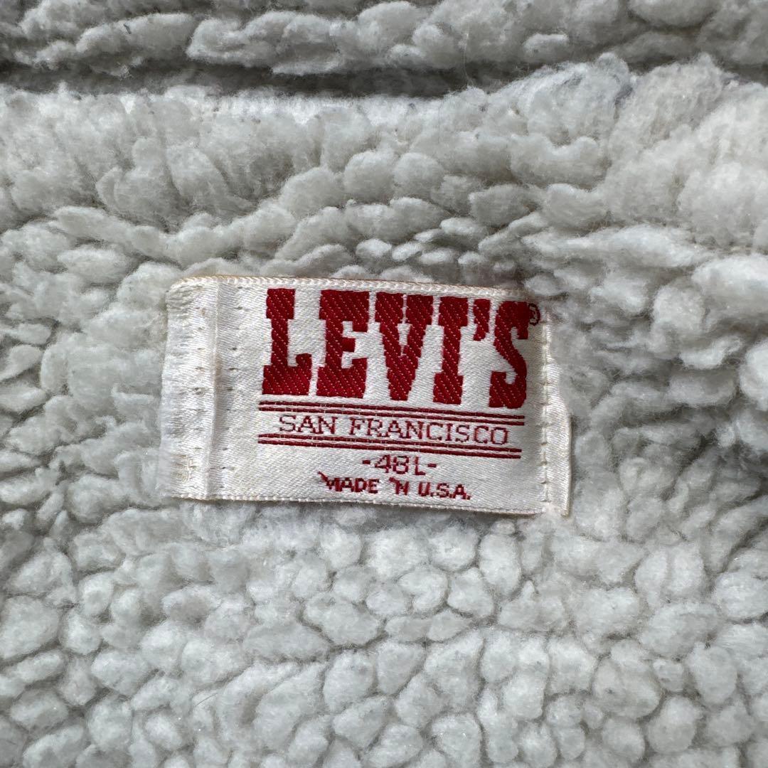 90sUSA製Levi’s71608シェルパ48Lボアトラッカー常田大希T21