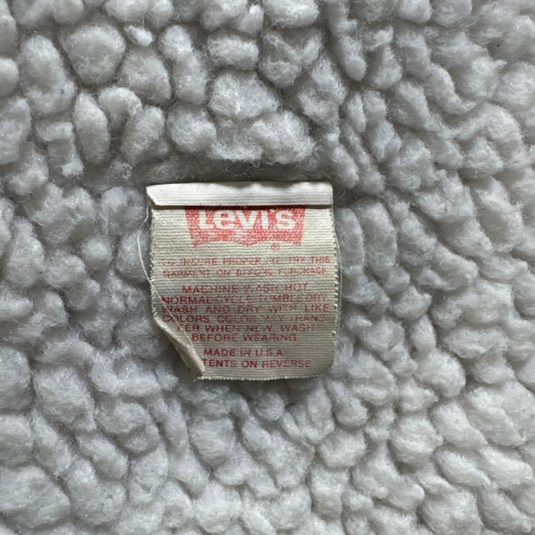 90sUSA製Levi’s71608シェルパ48Lボアトラッカー常田大希T21