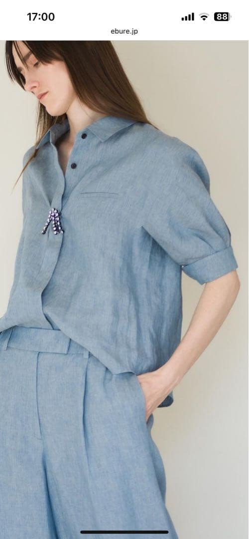 【最終価格】エブール　ブラウス