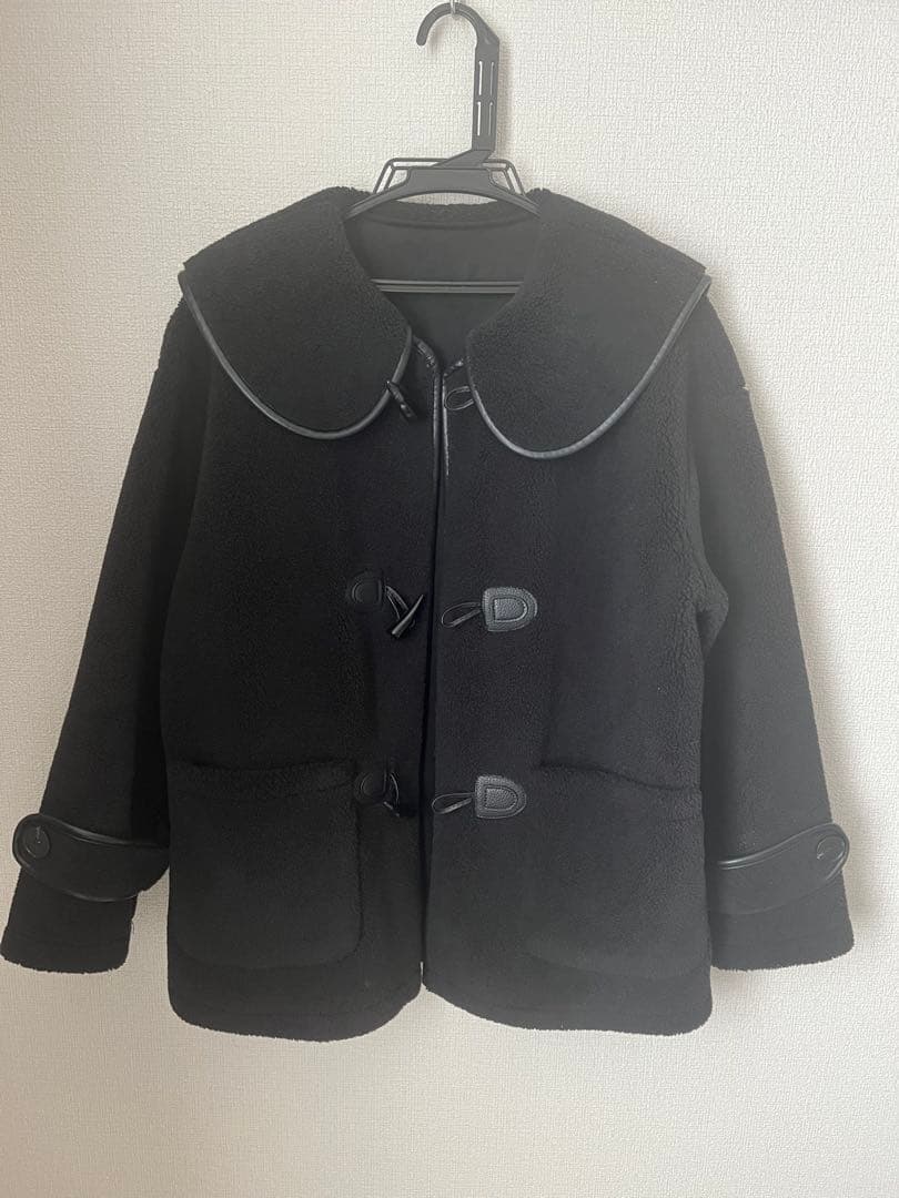 【Fano Studios】ワイドカラー ミドルダッフルコート(S)