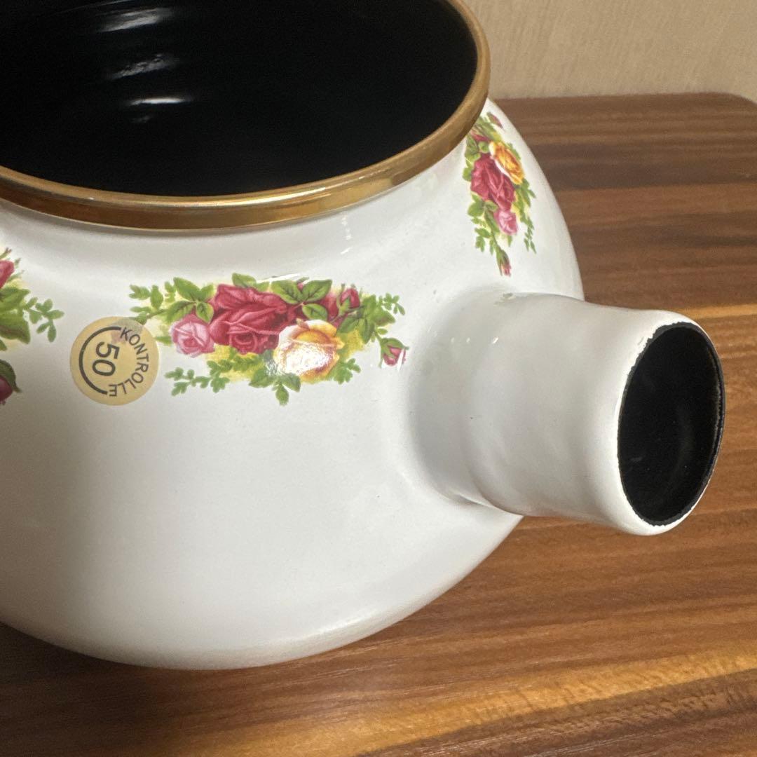 (未使用・送料無料】ロイヤルアルバート オールドカントリーローズ ケトル ヤカン