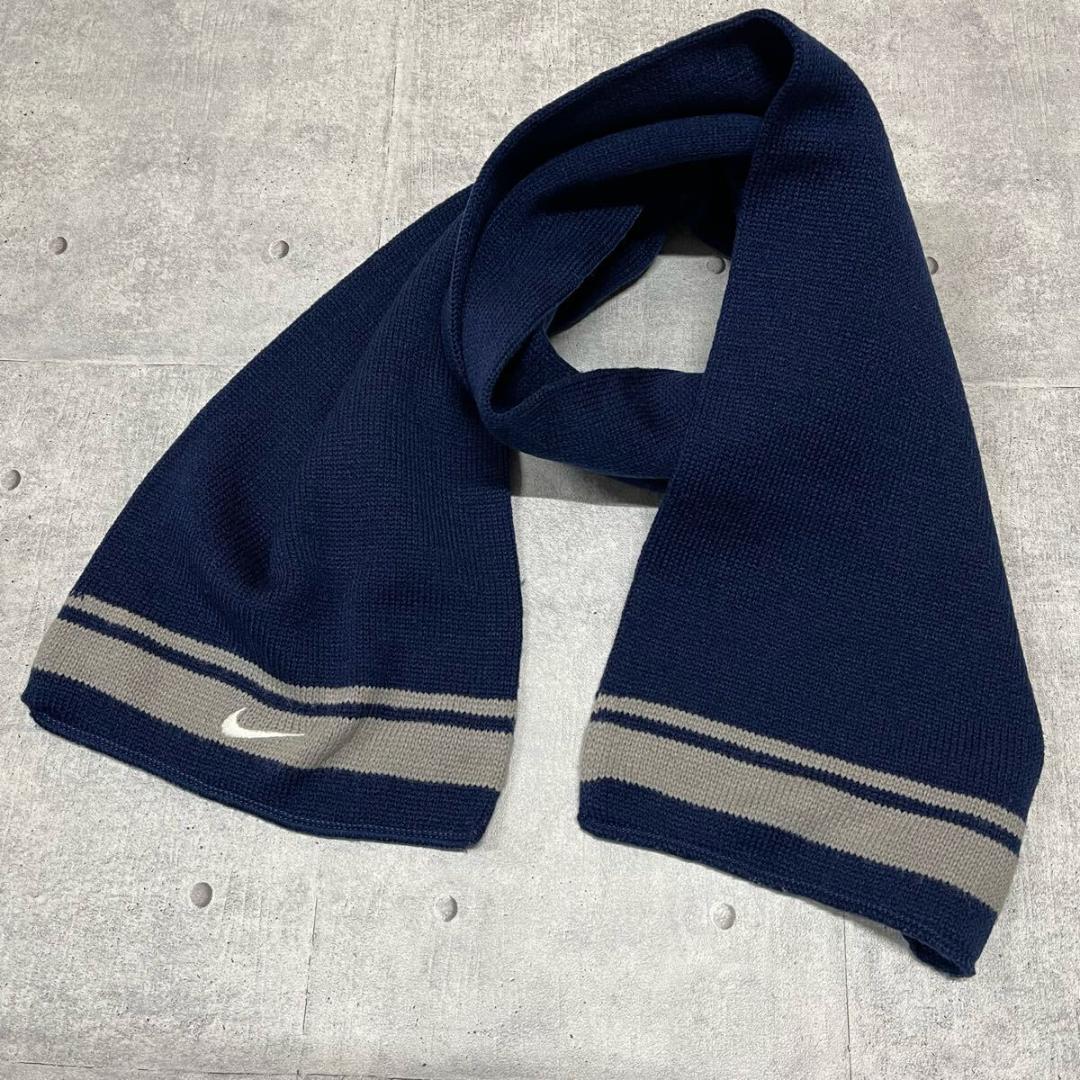 90s OLD NIKE ボーダーマフラー vintage オールドナイキ