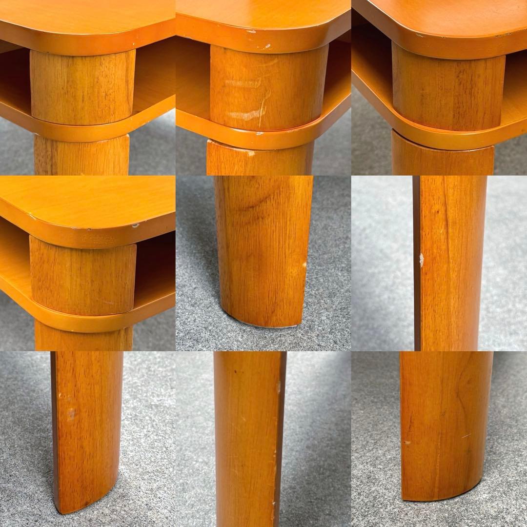 希少✴︎レトロ 北欧カラー センターテーブル 引出し 折畳みテーブル ローテーブル