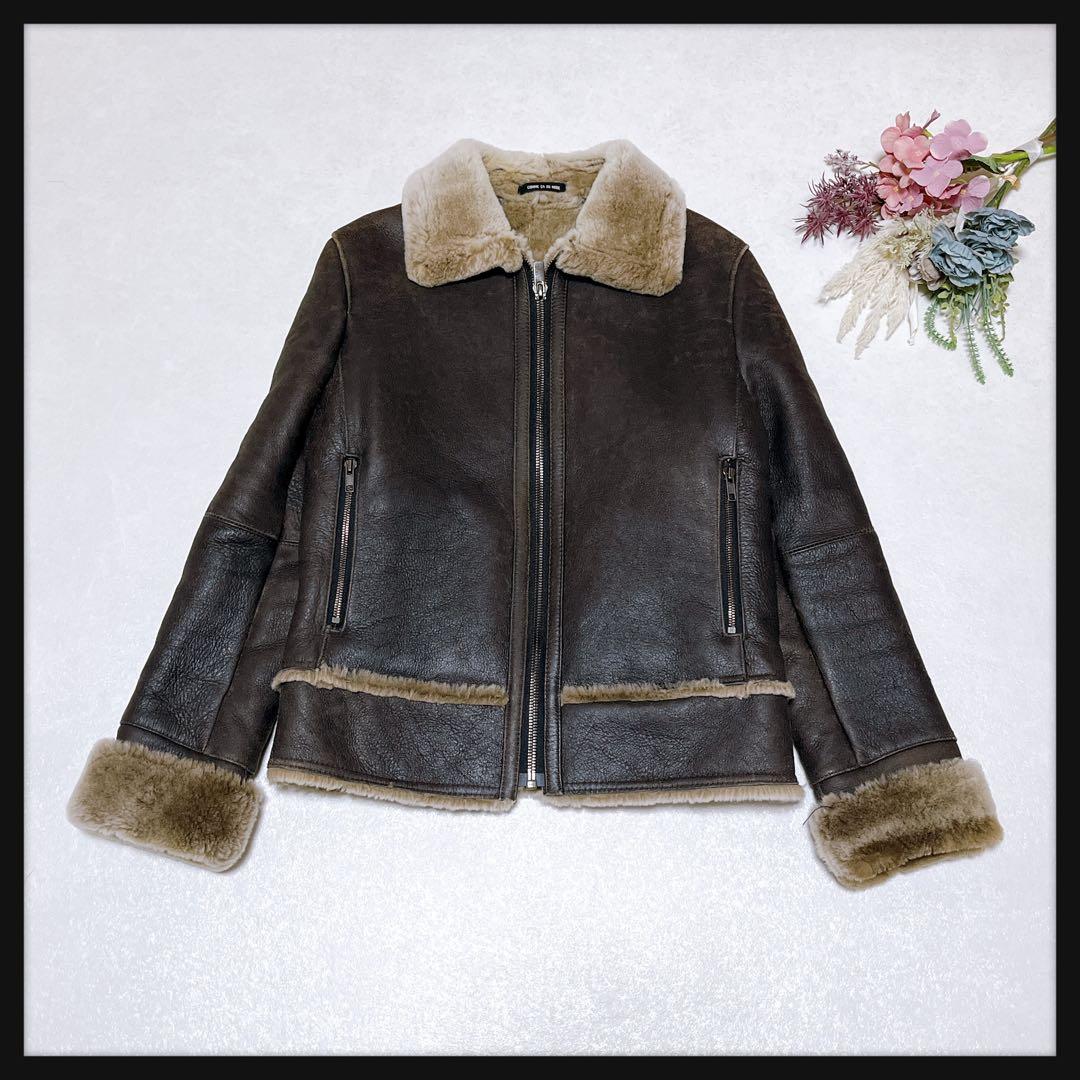 ラムレザー フライトジャケット B-3 羊革 ボア ヴィンテージ 美品 Y2K