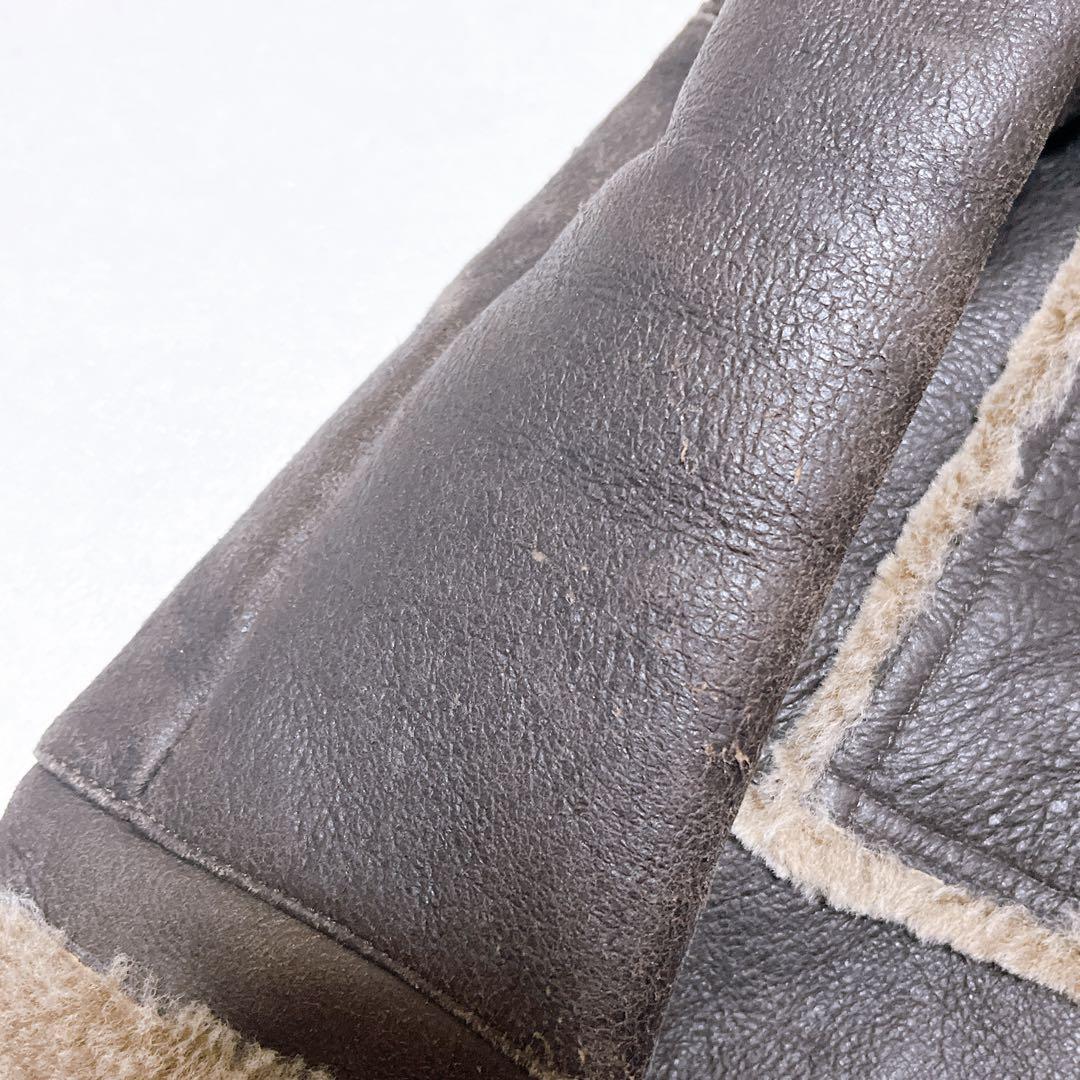 ラムレザー フライトジャケット B-3 羊革 ボア ヴィンテージ 美品 Y2K