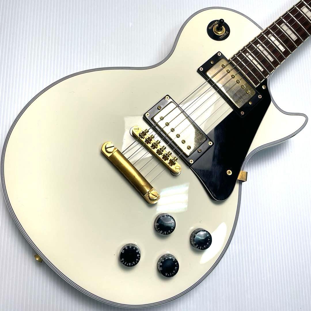 MaisonメイソンレスポールタイプエレキギターWhiteホワイトソフトケース付