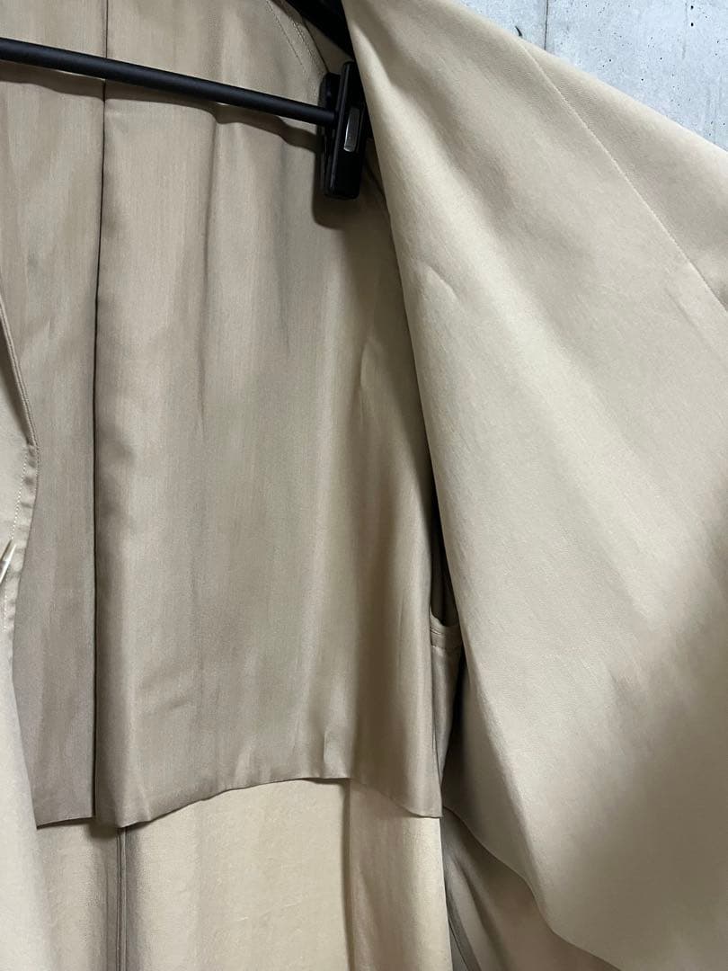 ジャケット・アウター WASHED FINX CHAMBRAY SOUTIEN COLLAR COAT