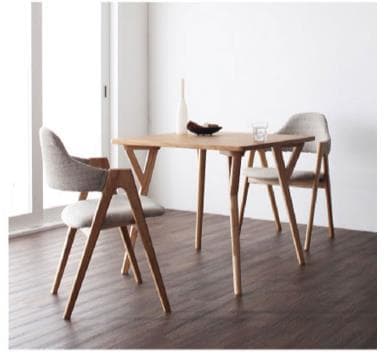 【天然木】北欧モダンデザインダイニングテーブル《ILALI》イラーリ