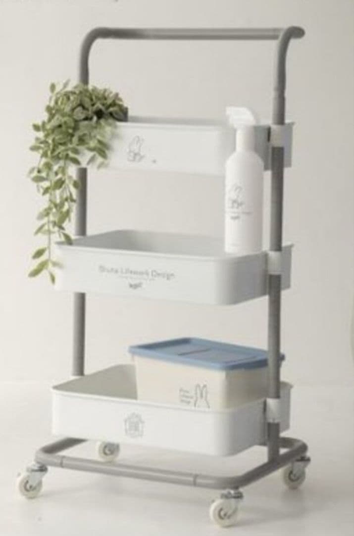 ミッフィー　ツールワゴン ホワイト