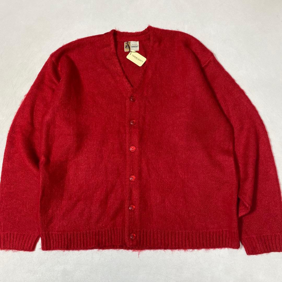 未使用 TOWNCRAFT SHAGGY SOLID CARDIGAN