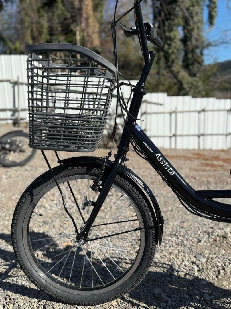 電動アシストパナソニック シティタイプ 20インチブラック／バスケット付き