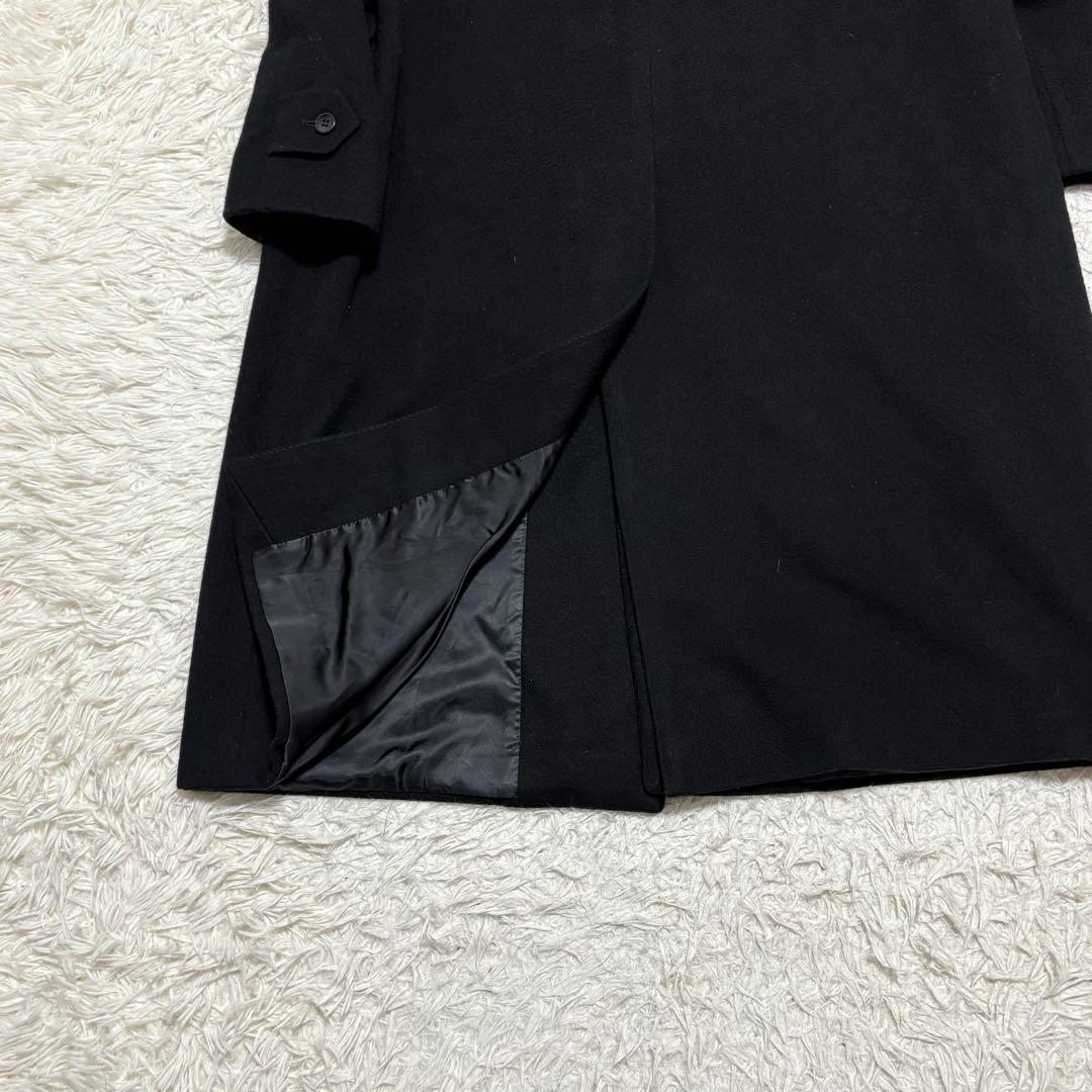 PAL ZILERI パルジレーリ カシミヤ混 ロングコート ブラック