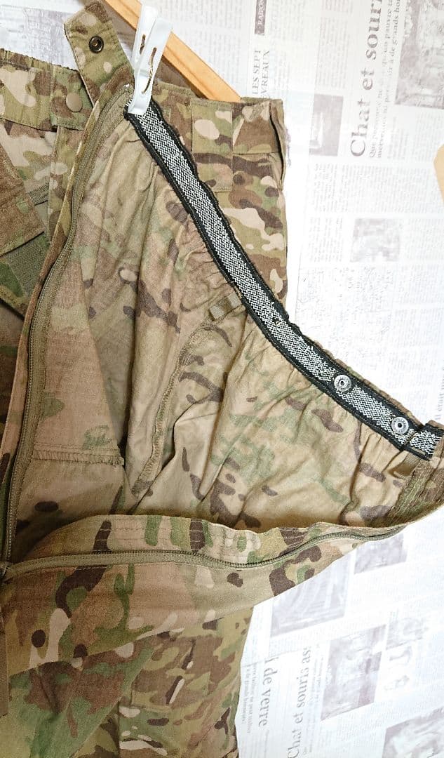 ECWCS level5 FRソフトシェルパンツ/M/難燃性/マルチカム