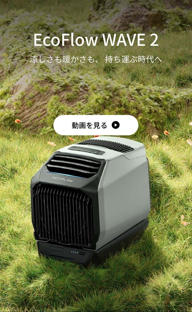 【美品】ecoflow wave2 エアコン エコフロー