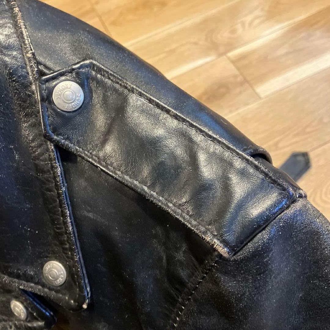 【schott】ショット　ダブルライダース　size36 バイカー後期　618