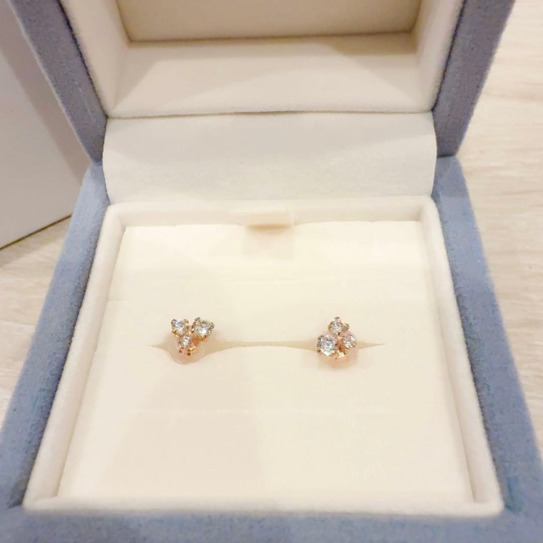 Canal 4°C K10ピンクゴールド ピアス