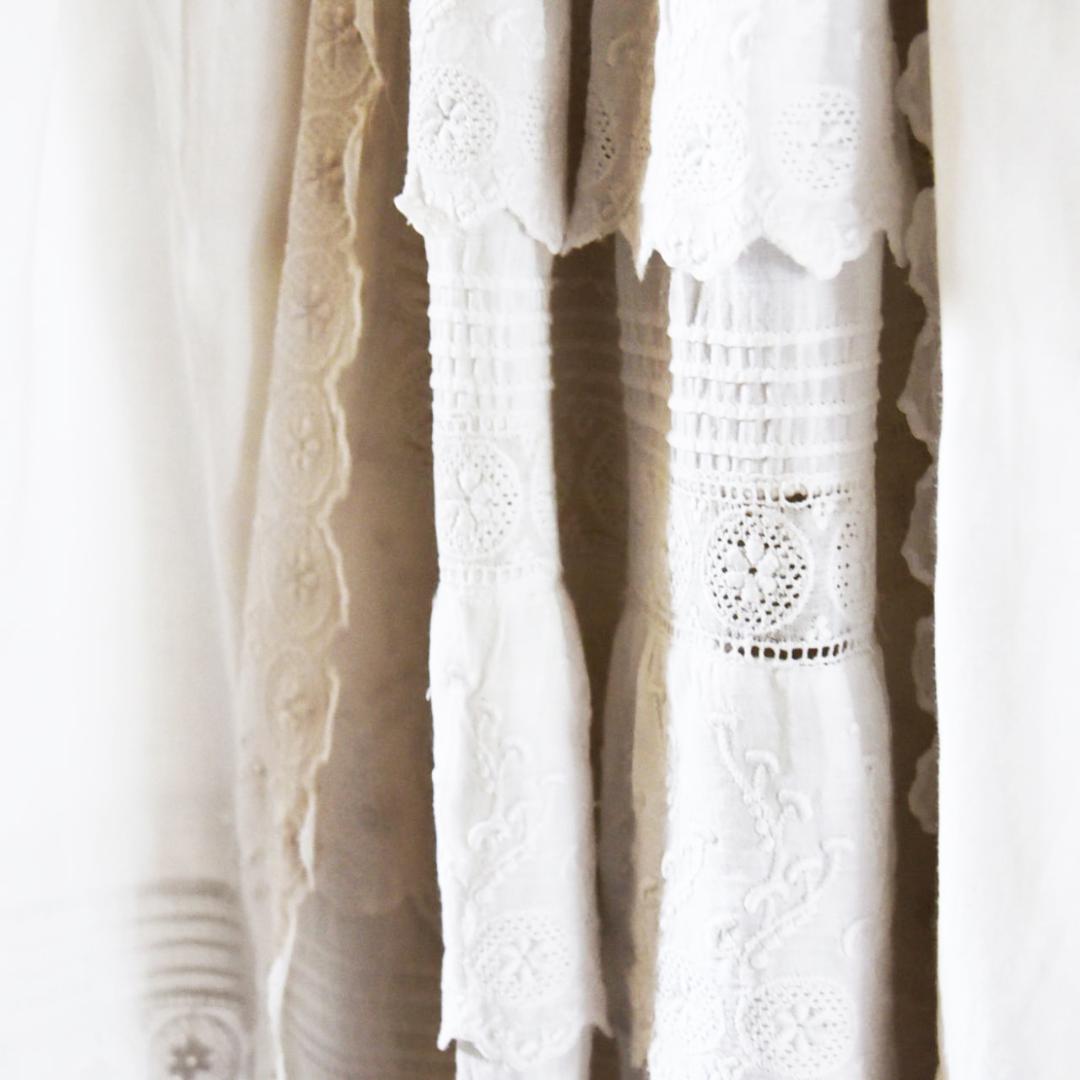 イギリス アンティーク　ベビークリスニングドレス[sa695]