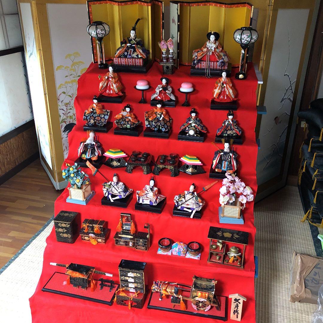 雛人形 7段飾り 久月　昭和レトロ