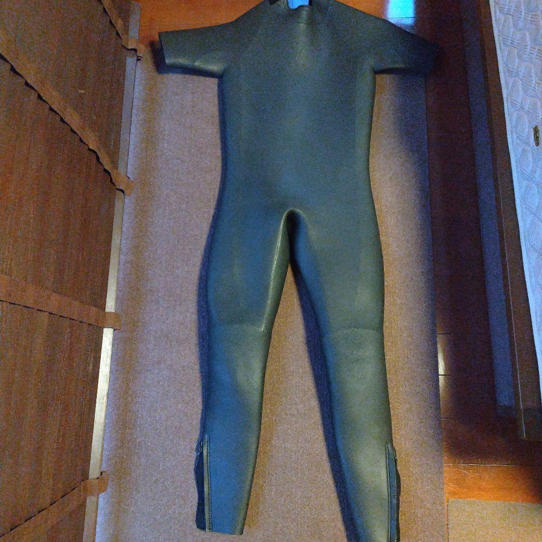 ロングジョンウェットスーツ 5ミリ黒 ネオプレン