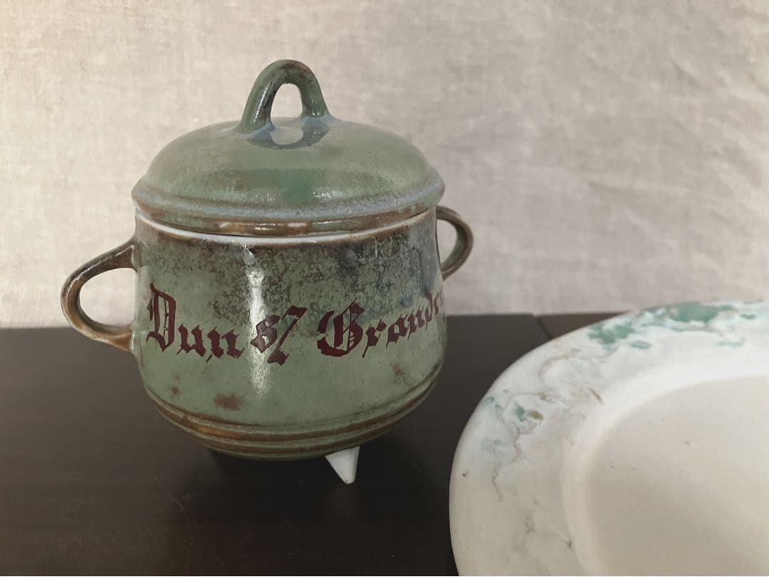 フランスアンティーク　ポ・ア・クレーム ドイツ　ブロカント　キャニスター