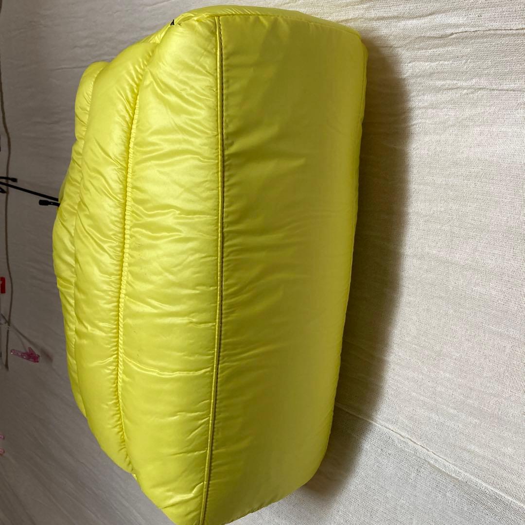 【美品】パーリゲイツ　チャーム付きバック　イエロー