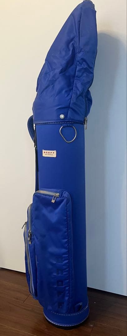 オノフ　青色 キャディバッグ ショルダーストラップ付き