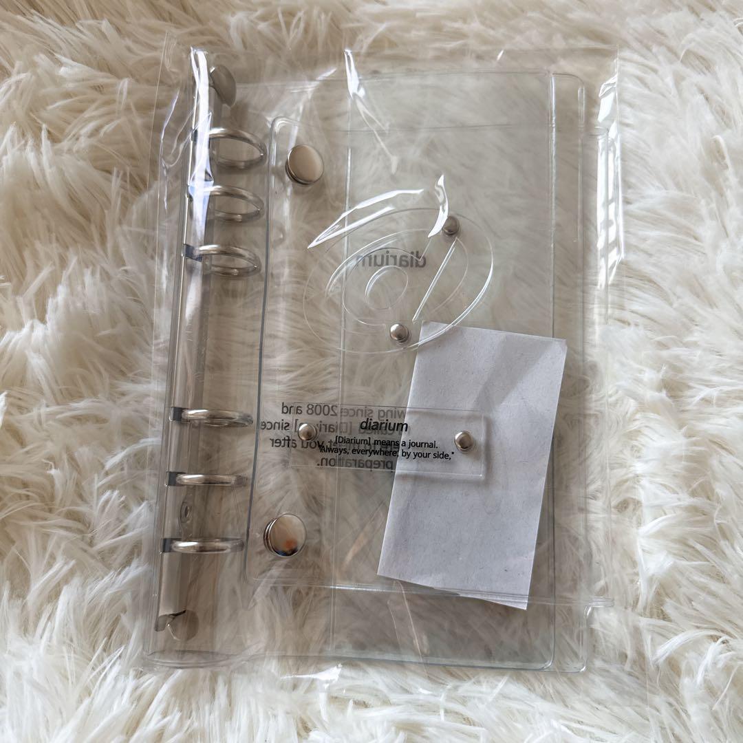 日本未発売　韓国限定 バインダーセット③ diarium コラージュ　手帳デコ