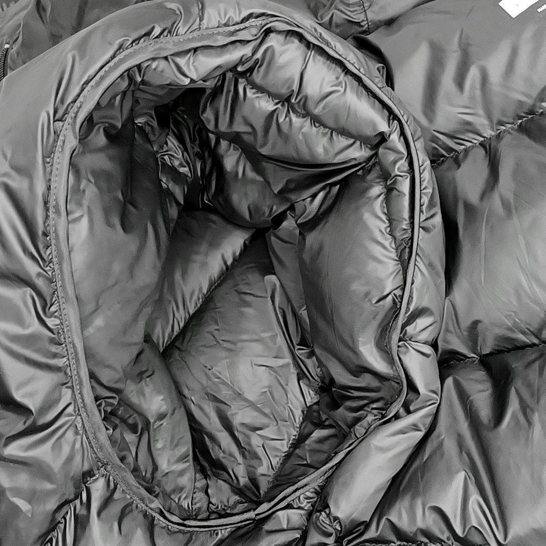 【ダウン80%★XL】adidas アディダス　ダウン　ベンチコート　ブラック