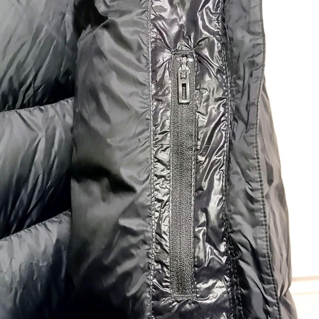 【ダウン80%★XL】adidas アディダス　ダウン　ベンチコート　ブラック