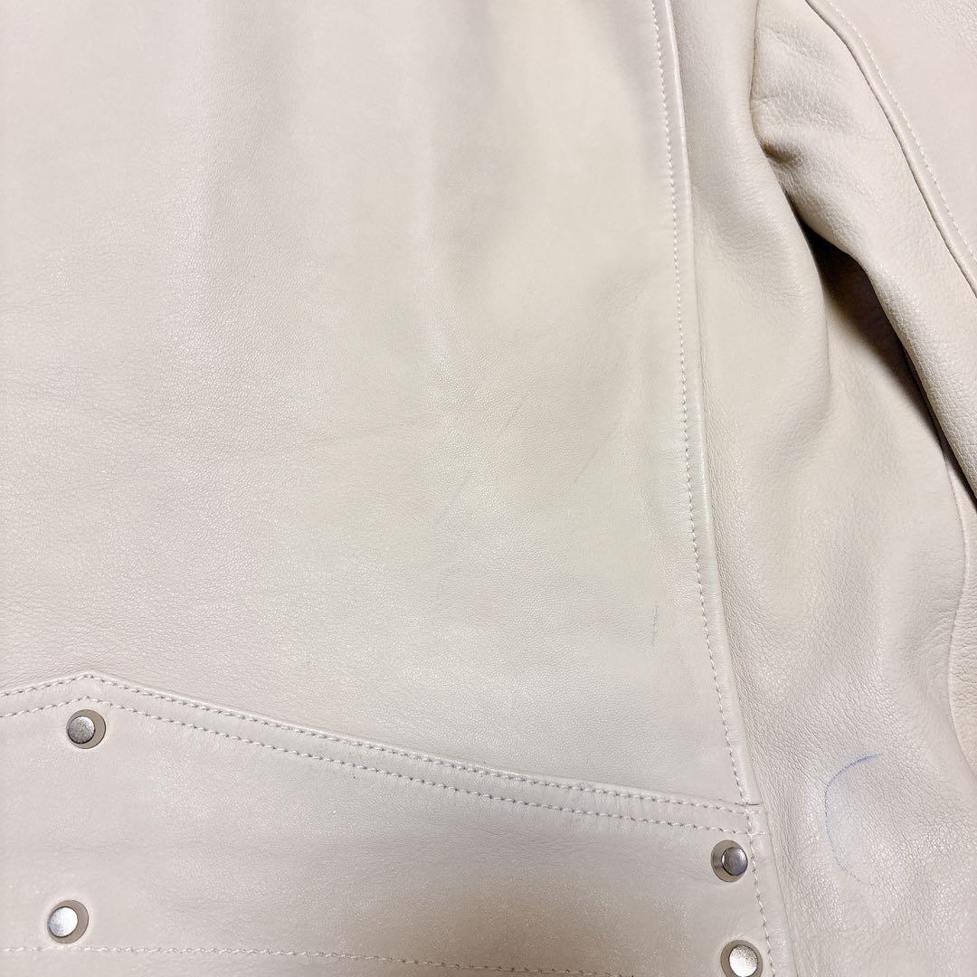 大きいサイズ⭐︎オールセインツダブルライダースジャケット 羊革 バイカー ベルト