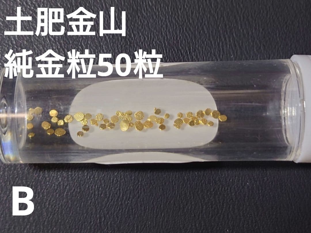 土肥金山 純金粒 砂金 50粒 B