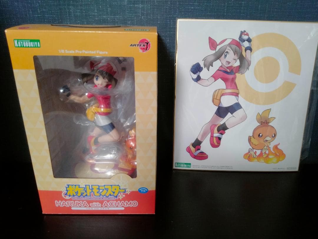 【新品未開封・限定色紙付き】ARTFX J ハルカ with アチャモ ポケモン