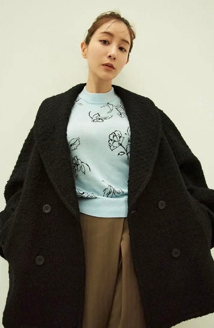 MINAMI TANAKA×CLANE OVER TWEED COAT