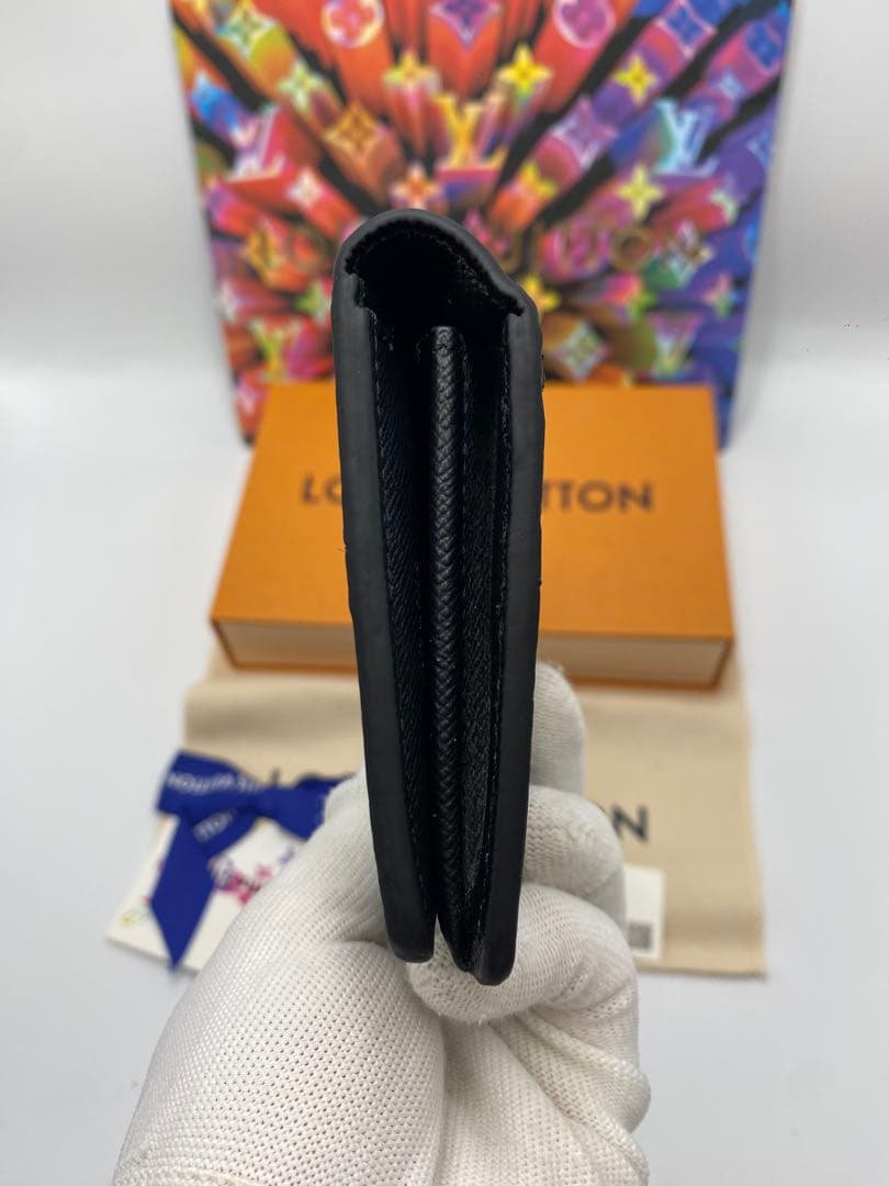 希少 レア 珍しい ルイヴィトン ブラザ スプリット エクリプス 長財布 黒