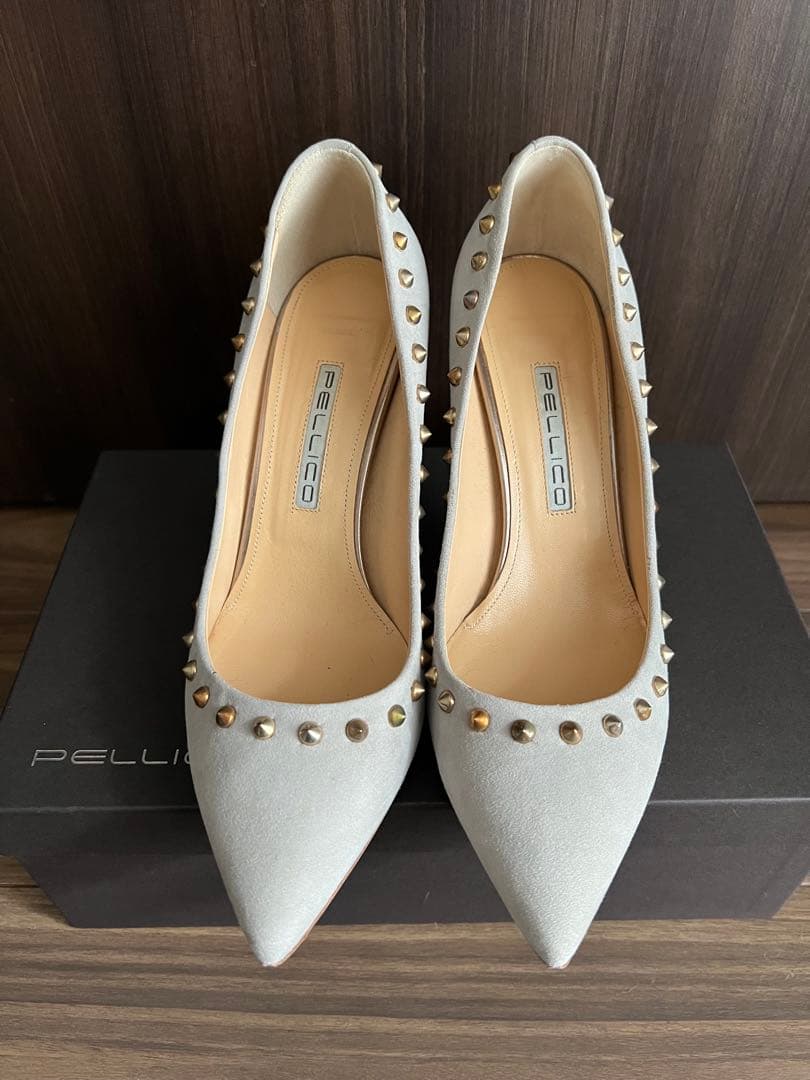 【Surfing さま】PELLICO ANDREA パンプ スタッズ グレー